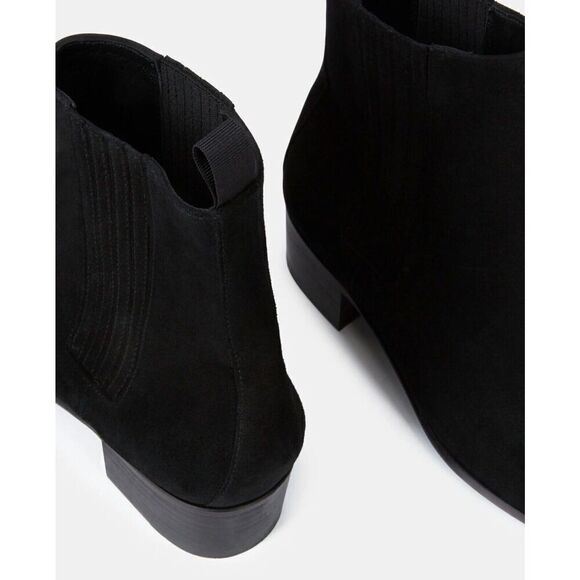 Women’s New the Kooples Black Suede Chelsea Boots 39 Vestiaire 8 Ankle booties - Picture 2 of 8